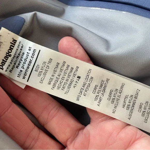 Patagonia Current Blue Strormstride Jacket Coat Women Medium NWT - Picture 16 of 16